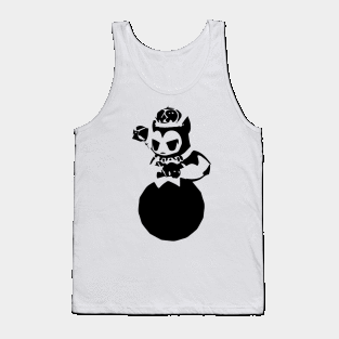 Brownie Magician minimal silhouette white Tank Top